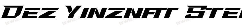 Dez Yinznat Stencil字体转换